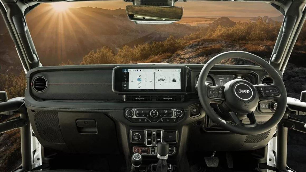 Jeep Wrangler interior