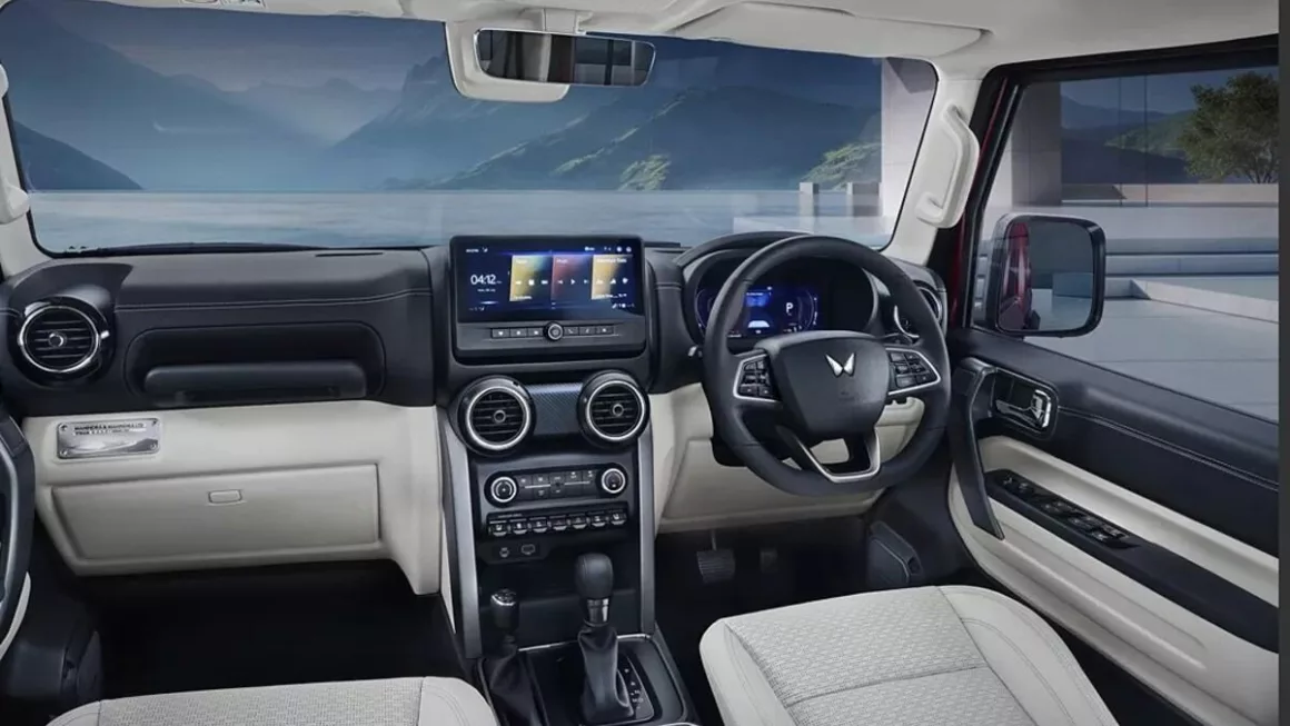 Mahindra Thar Roxx interior