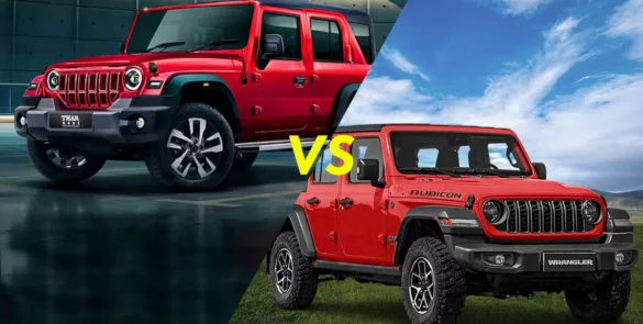 Mahindra Thar Roxx vs Jeep Wrangler