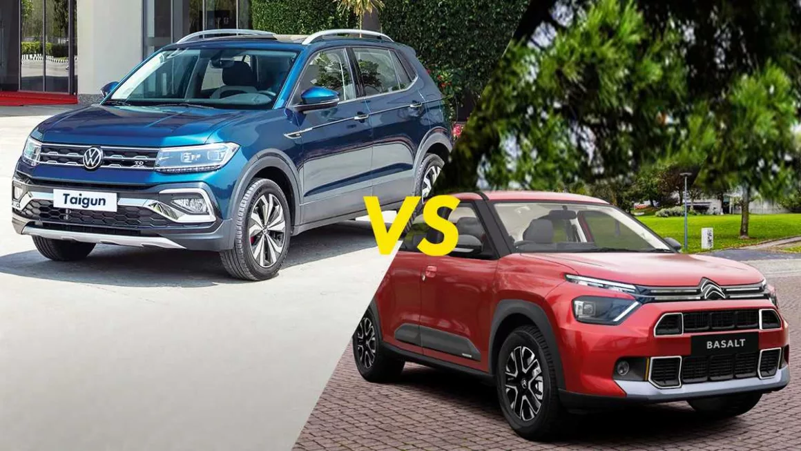 Volkswagen Taigun vs Citroen Basalt