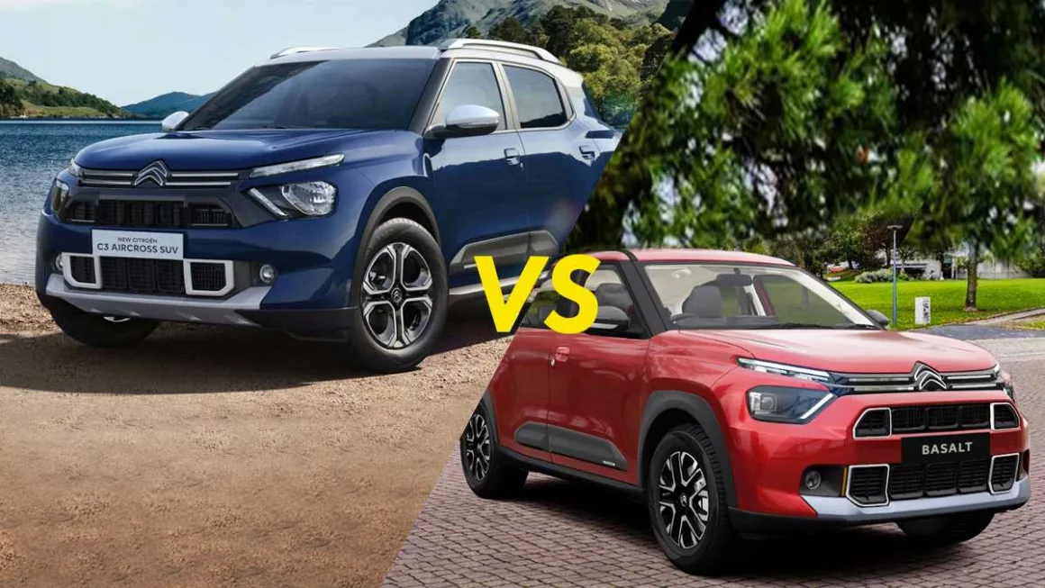 Citroen Basalt vs Citroen C3 Aircross