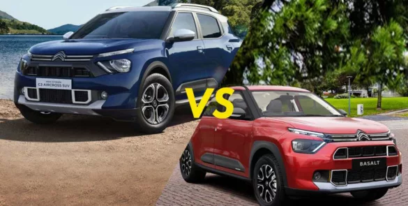 Citroen Basalt vs Citroen C3 Aircross