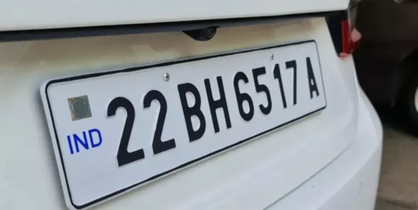 22 BH number plate