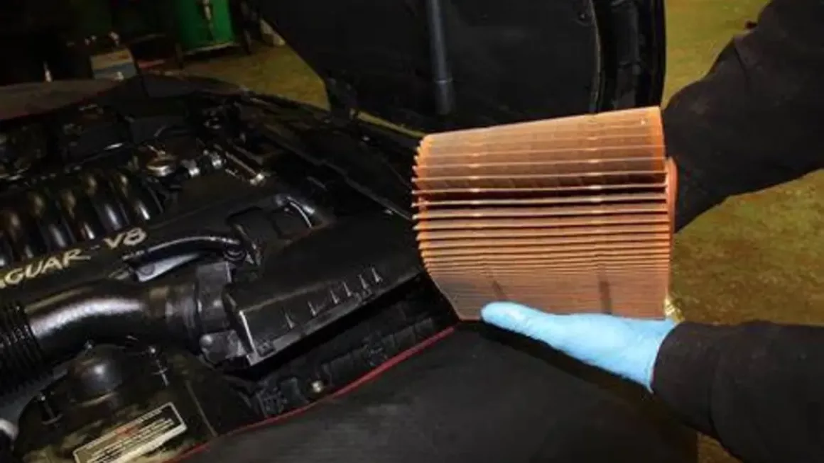 Changing old air filter